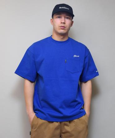 WIDE POCKET T / BLUE