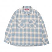 Ombre Check L/S Shirt(24SS) *グリーン*