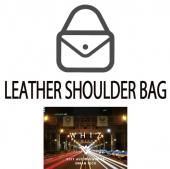 LEATHER SHOULDER BAG