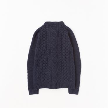 CABLE KNIT *ネイビー*