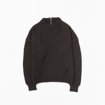DAMEGE KNIT *ブラック*