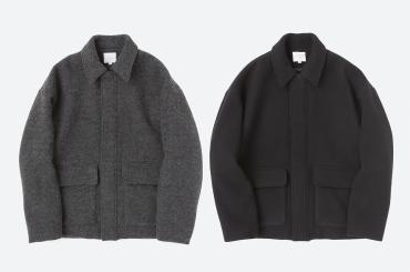 MELTON JACKET *ブラック*