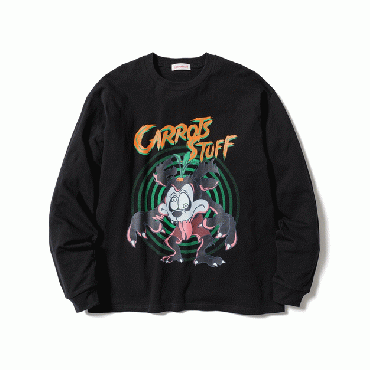 "Carrotstuff" L/S TEE *ブラック*