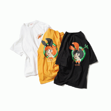 "Carrotstuff" S/S TEE *ブラック*