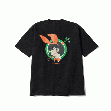 "Carrotstuff" S/S TEE *ブラック*