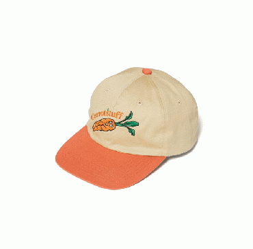 "Carrotstuff" LOGO CAP *ベージュ×オレンジ*