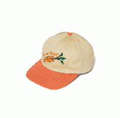 "Carrotstuff" LOGO CAP *ベージュ×オレンジ*