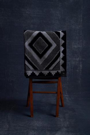 TOWEL BLANKET *ブラック×グレー*