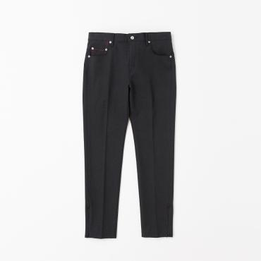 ZIP SKINNY PANTS *ブラック*