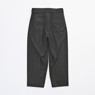 STRETCH WIDE SLACKS *ブラック*