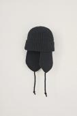 ×CA4LA / EAR FLAP KNIT CAP / BLACK