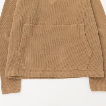 HALF ZIP KNIT *ベージュ*