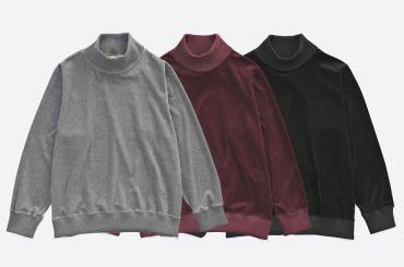 VELOUR SWEAT *ブラック*