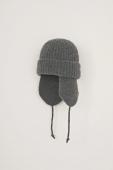 ×CA4LA / EAR FLAP KNIT CAP /GRAY