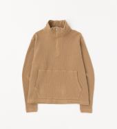 HALF ZIP KNIT *ベージュ*