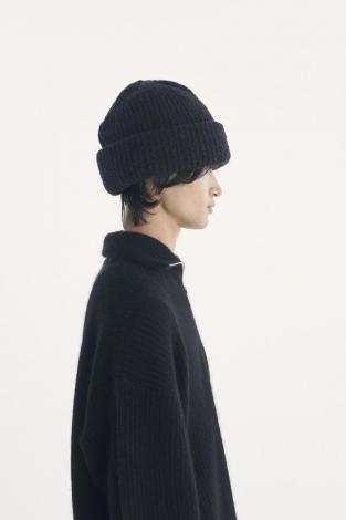 ×CA4LA / BIG KNIT CAP / BLACK