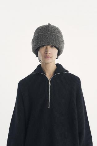 ×CA4LA / BIG KNIT CAP / GRAY