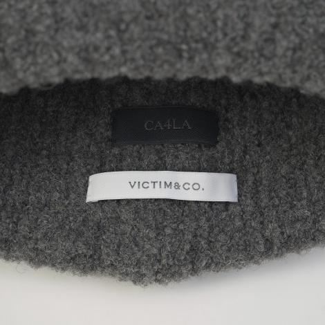×CA4LA / BIG KNIT CAP / GRAY