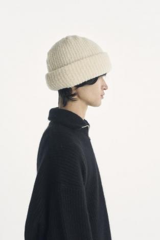 ×CA4LA / BIG KNIT CAP / WHITE