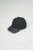 ×CA4LA / LEATHER LOGO CAP / BLACK