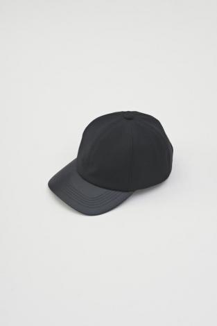 ×CA4LA / LEATHER B.B CAP / BLACK