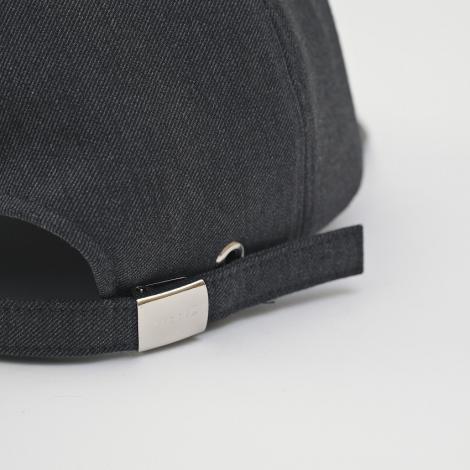 ×CA4LA / LEATHER B.B CAP / BLACK