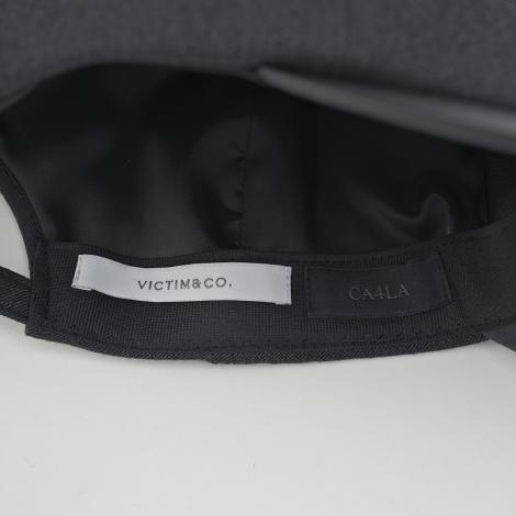 ×CA4LA / LEATHER B.B CAP / BROWN