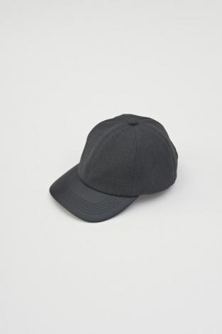 ×CA4LA / LEATHER B.B CAP / GRAY