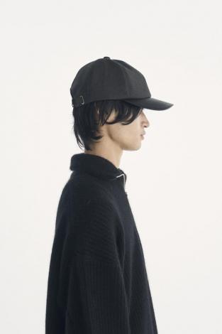 ×CA4LA / LEATHER B.B CAP / GRAY