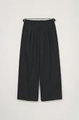 WOOL BUGGY SLACKS / BLACK