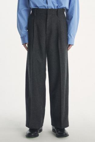 WOOL BUGGY SLACKS / C.GRAY