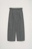 WOOL BUGGY SLACKS / MIX.GRAY