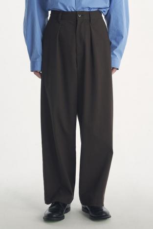 EASY CHINO SLACKS / BROWN