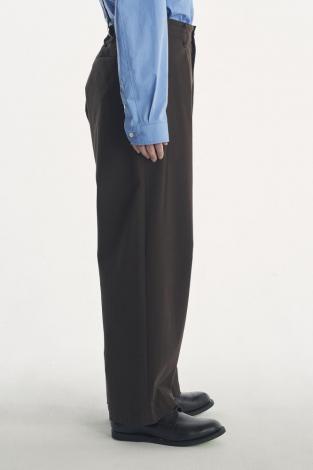 EASY CHINO SLACKS / BROWN