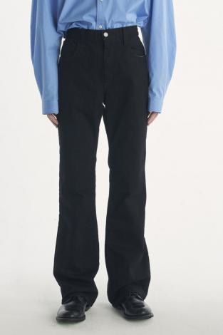 ×HAGUN / FLARE DENIM PANTS / BLACK