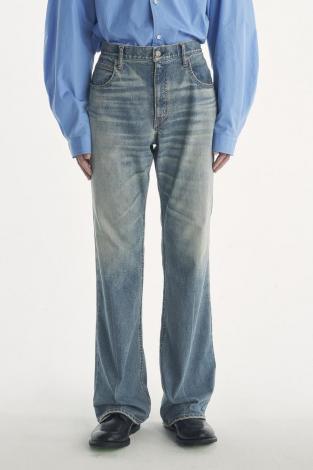 ×HAGUN / FLARE DENIM PANTS / BLUE