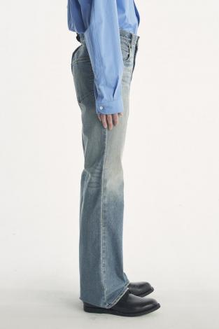 ×HAGUN / FLARE DENIM PANTS / BLUE