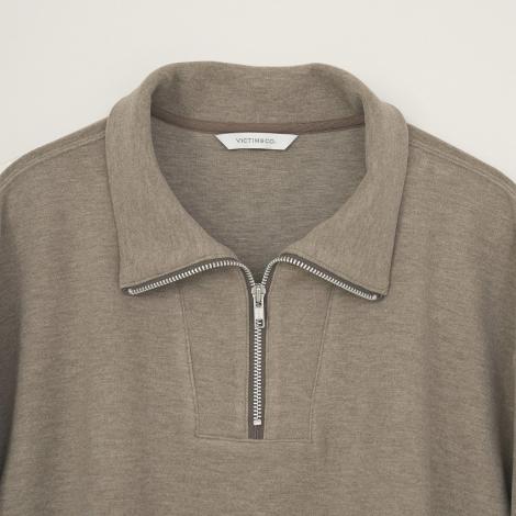 TECH HALF ZIP SWEAT /MOCA