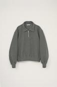 TECH HALF ZIP SWEAT / GRAY