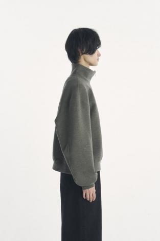 TECH HALF ZIP SWEAT / GRAY