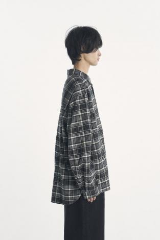 BIG CHECK SHIRTS / BLACK