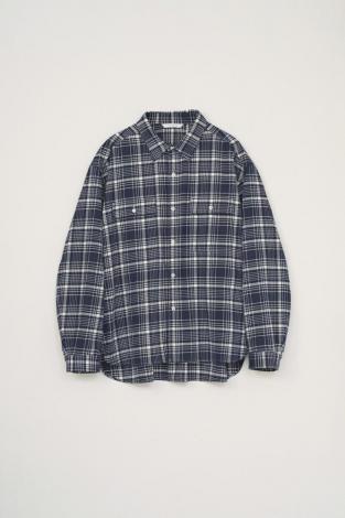 BIG CHECK SHIRTS / NAVY
