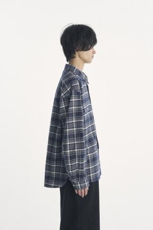 BIG CHECK SHIRTS / NAVY