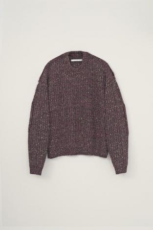 MIX KNIT / PURPLE