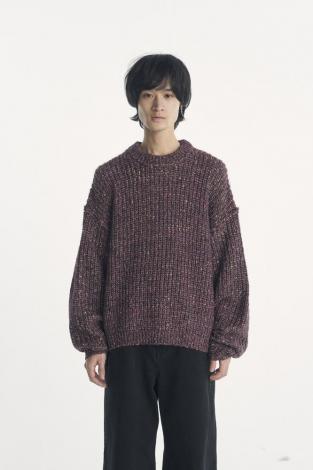 MIX KNIT / PURPLE