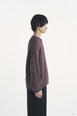 MIX KNIT / PURPLE