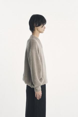 RACCON V-NECK KNIT / GRAIGE