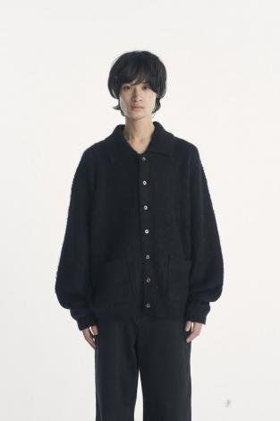 RACCON CARDIGAN / BLACK