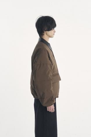 2 LAYER PADDING JACKET / BROWN