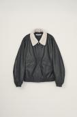 LAMB LEATHER JACKET / BLACK